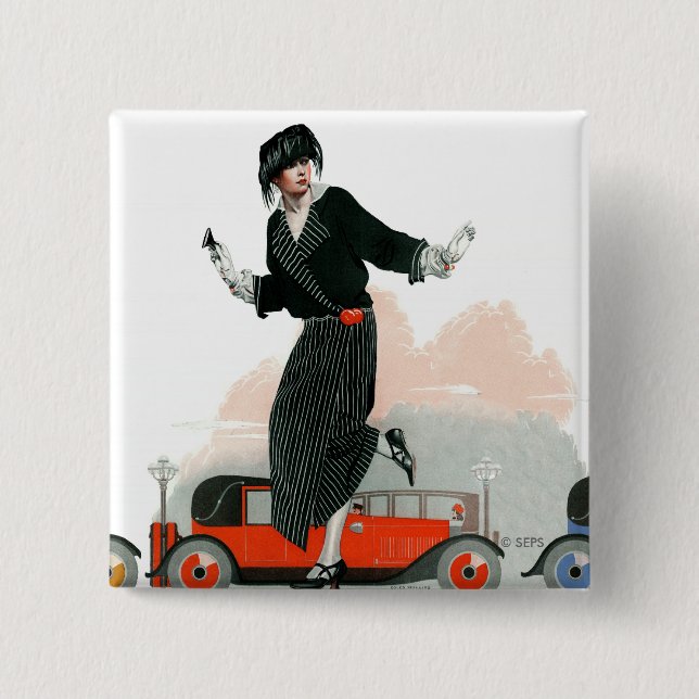 Flapper och Roadster Knapp (Framsida)