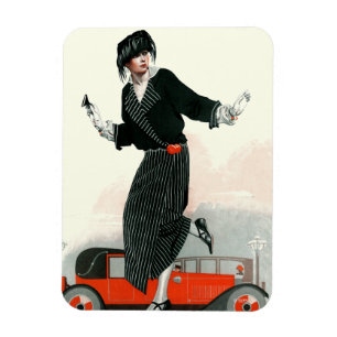 Flapper och Roadster Magnet