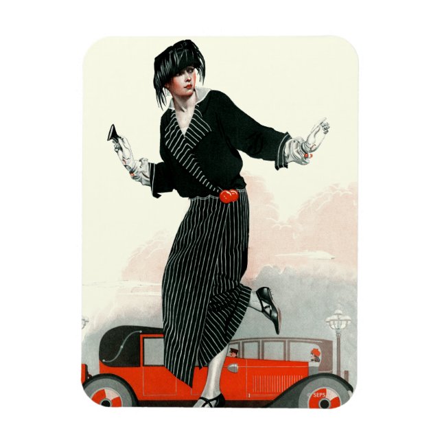 Flapper och Roadster Magnet (Vertikal)