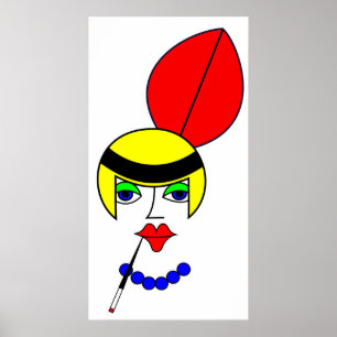 Flapper - Runt 20-tal Poster