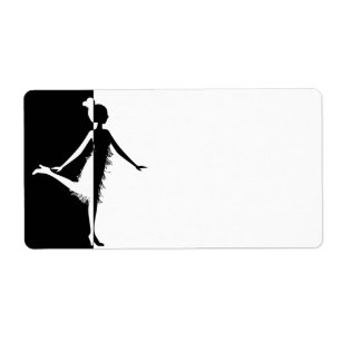 Flapper Silhouette Fraktsedel