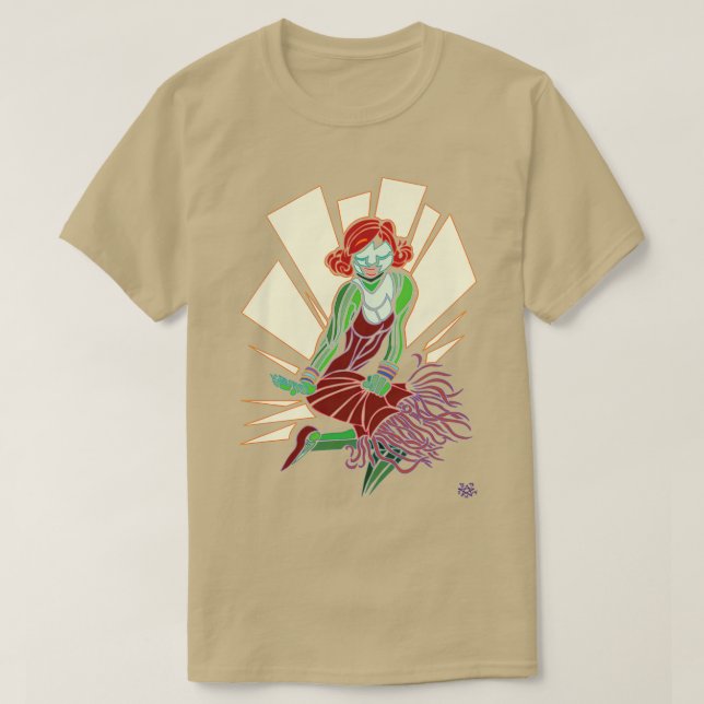 Flapper T Shirt (Design framsida)