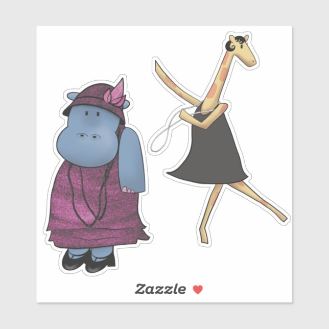 Flapper-vänner Klistermärken (Ark)