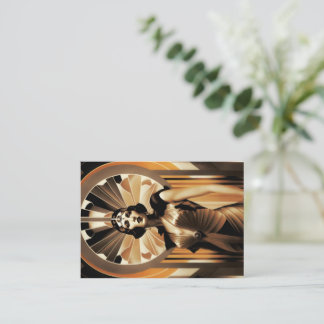 Flapper Woman, Art Deco, Vol 2 - Spelkort Anteckningskort
