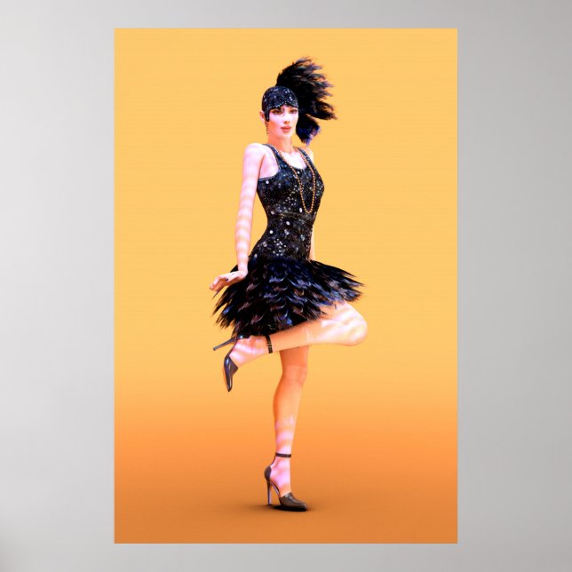 Flapperdans Poster (Framsidan)