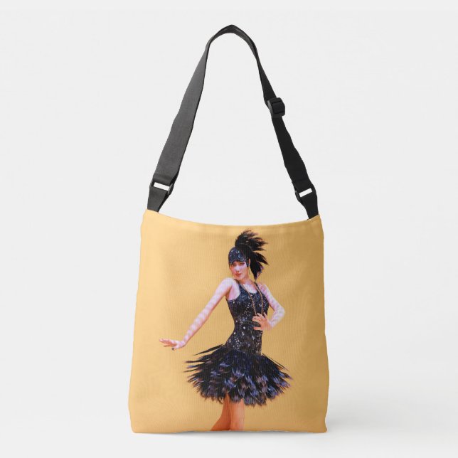 Flapperdans vintage axelväska (Framsida)
