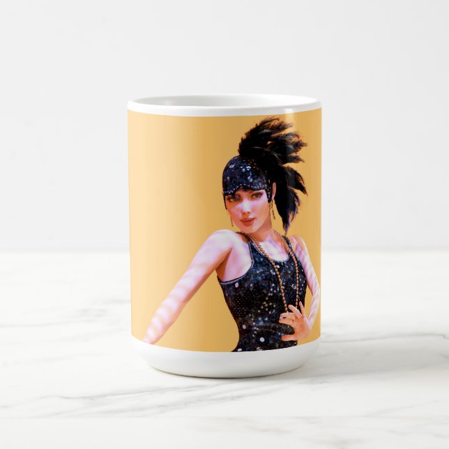Flapperdans vintage kaffemugg (Center)