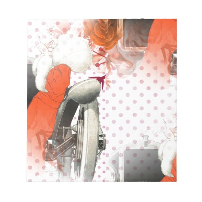 flapperpolkadoter anteckningsblock (Framsida)