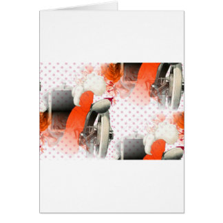 flapperpolkadoter hälsningskort