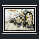 "Flappers Ta Tåg" Art Deco Skriv ut 16 x 20 Poster<br><div class="desc">Unik utskrift "Flappers Take the Tåg" 16 x 20</div>