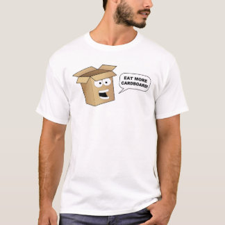 Flappy något att säga "äter mer papp ", tee shirt