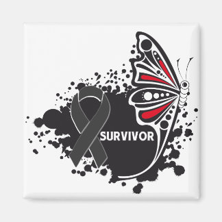 Flår den abstrakt fjärilen för överlevanden cancer magnet