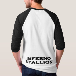 Flare Gallop: Orange Horse with Inferno Mane T Shirt