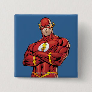 Flash-Armen korsade Knapp