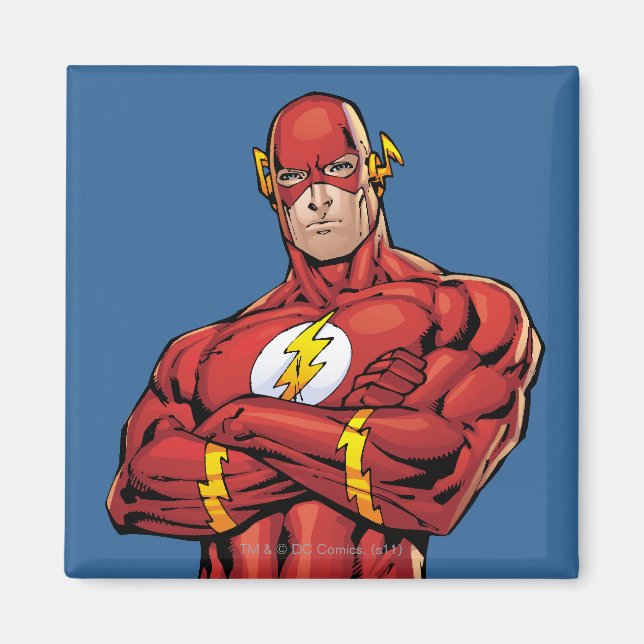 Flash-Armen korsade Magnet (Framsidan)