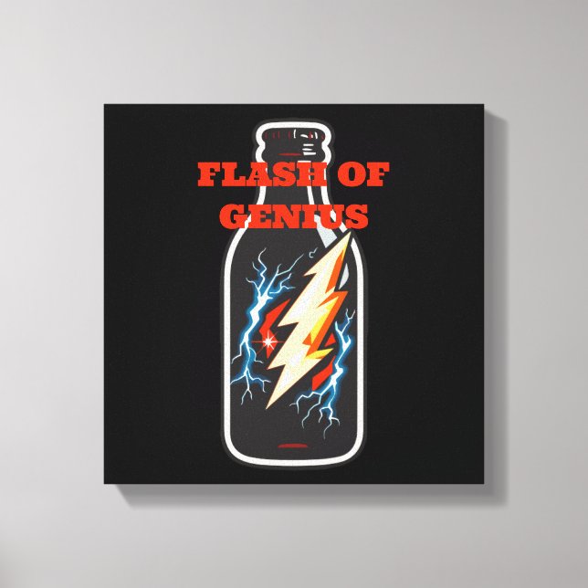 Flash av Genius Canvastryck (Framsida)
