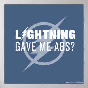 Flash   "Blixten gav mig Abs?" Poster