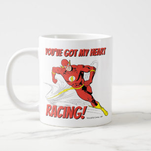 Flash - du har Har Tävlan Mitt hjärta Valentine Jumbo Mugg
