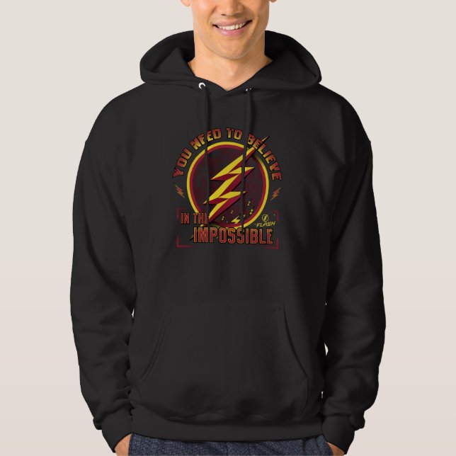 Flash | Du måste tro på det omöjliga Hoodie (Framsida)