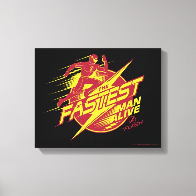 Flash | Fastest Man Alive Canvastryck (Framsida)