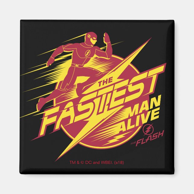 Flash | Fastest Man Alive Magnet (Framsidan)