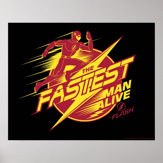 Flash | Fastest Man Alive Poster (Framsidan)