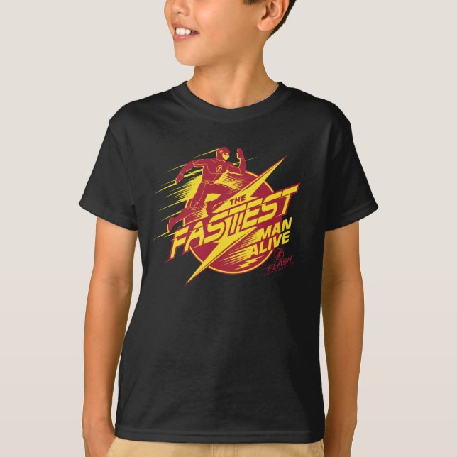 Flash | Fastest Man Alive T Shirt (Framsida)