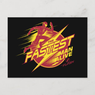 Flash Fastest Man Alive Vykort