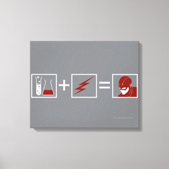 Flash | Flash-ekvation Canvastryck (Framsida)