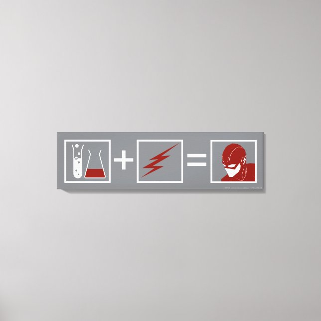 Flash | Flash-ekvation Canvastryck (Framsida)