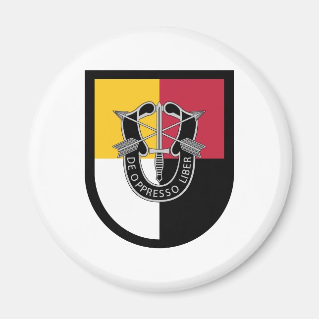 Flash för 3rd Speciell Forces Group Magnet (Framsidan)