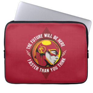 Flash "Framtiden kommer att vara här" Laptop Fodral