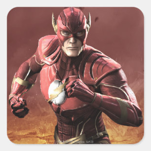 Flash Fyrkantigt Klistermärke