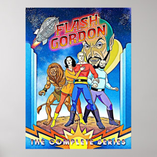 Flash Gordon Retro Fanart Poster