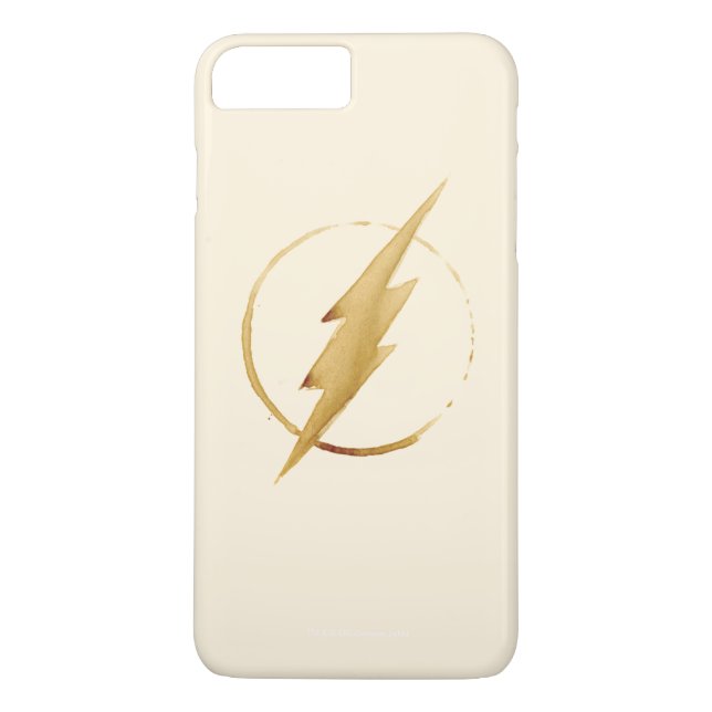 Flash | Gult Chest Emblem Case-Mate iPhone Skal (Baksida)