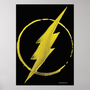 Flash Gult Chest Emblem Poster