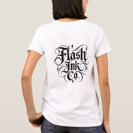 Flash Ink Co - Dödskalle och Ankar T Shirt