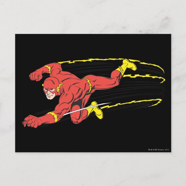 Flash Lunges Lämnat Vykort (Framsida)