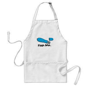 flash me flash-enhetsdesign förkläde