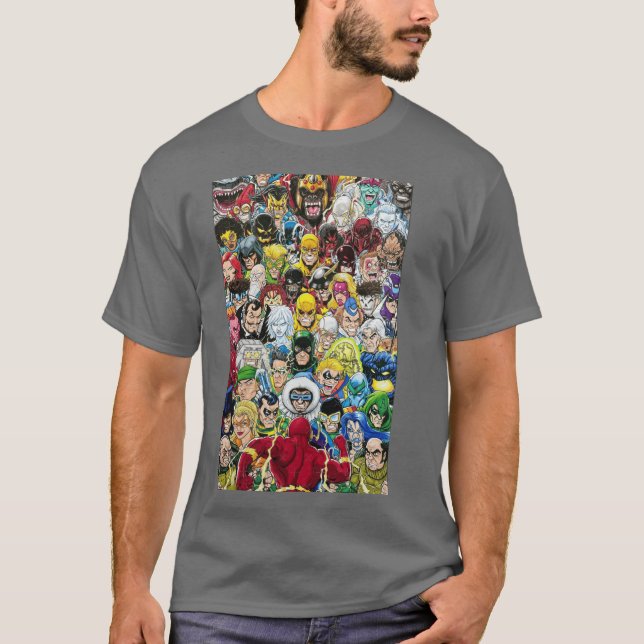 Flash Rogues Galleryshirt present T Shirt (Framsida)