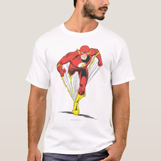 Flash Springa Vidarebefordra Tee Shirt (Framsida)