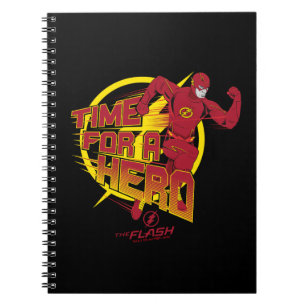 Flash Tid för en Hero-grafik Anteckningsbok