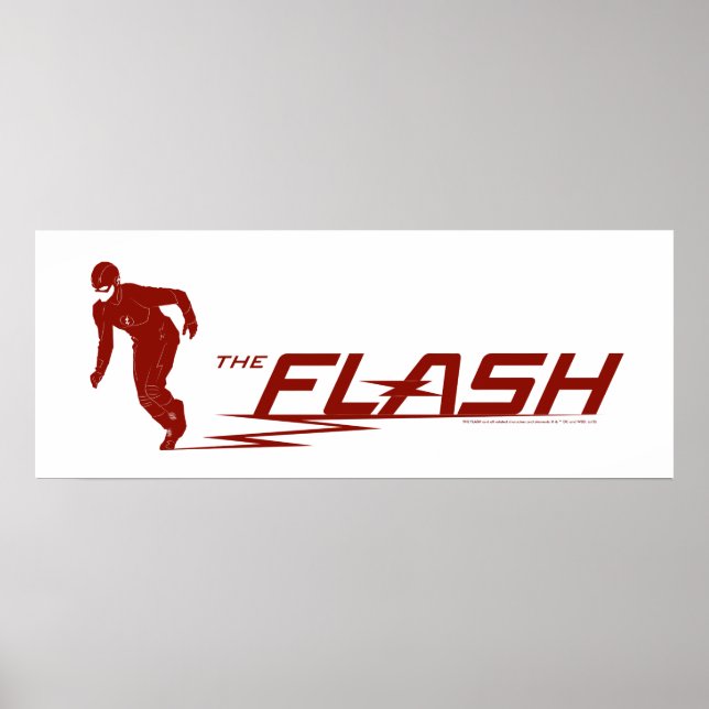 Flash | Toppen Hero Namn Logotyp Poster (Framsidan)
