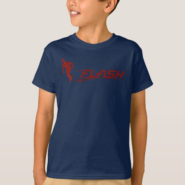 Flash | Toppen Hero Namn Logotyp T Shirt (Framsida)