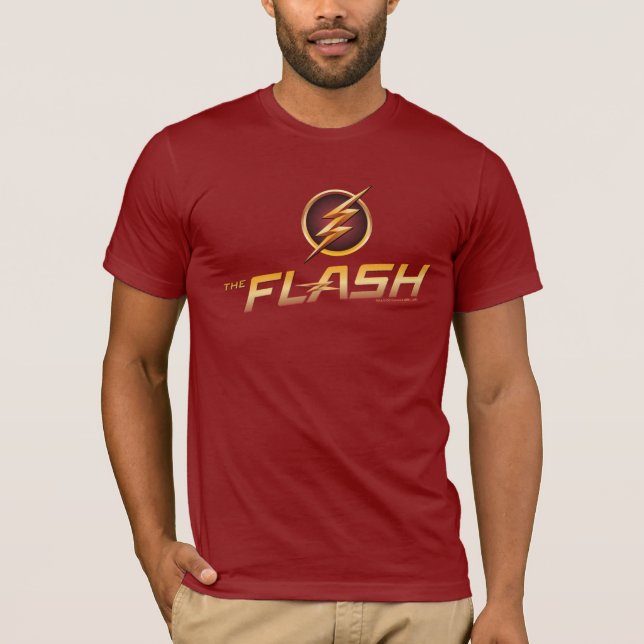 Flash | TV-show-Logotyp T Shirt (Framsida)