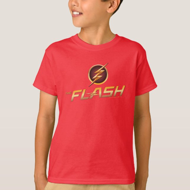 Flash | TV-show-Logotyp T Shirt (Framsida)