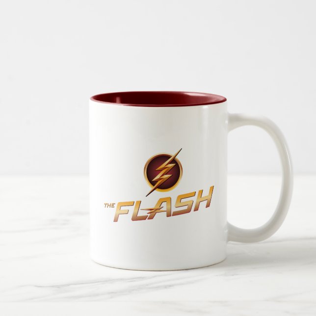 Flash | TV-show-Logotyp Två-Tonad Mugg (Höger)