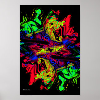Flashback Modern Abstrakt Art Poster