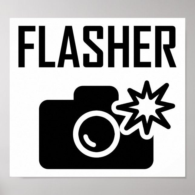 Flasher Funny Poster (Framsidan)