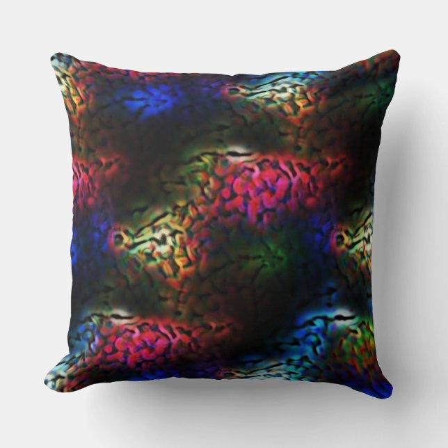 Flashfärgad främmande hjärna eller tarm? dekorativ kudde (Framsida)